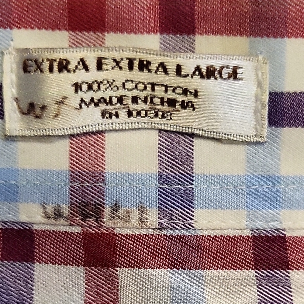 Peter Millar Red Plaid Button Down Dadcore Office… - image 4